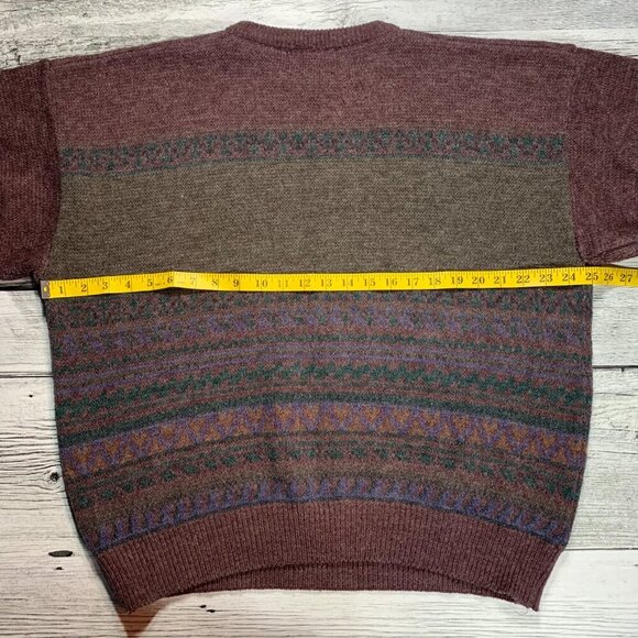 Vintage London Fog Hunting Dogs Sweater Embroidered Grandpa Dad Crewneck - Picture 8 of 11